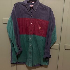 Men’s vintage button up shirt size large